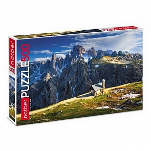 Пазл 500 элементов размер 46 х 34 см - Домик в лесу (Hatber, 500ПЗ2-16625)